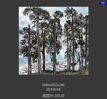 吴冠中 #205