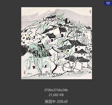 吴冠中 #209