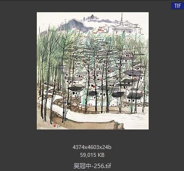吴冠中 #256