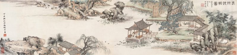 吴湖帆 春竹沁馆图