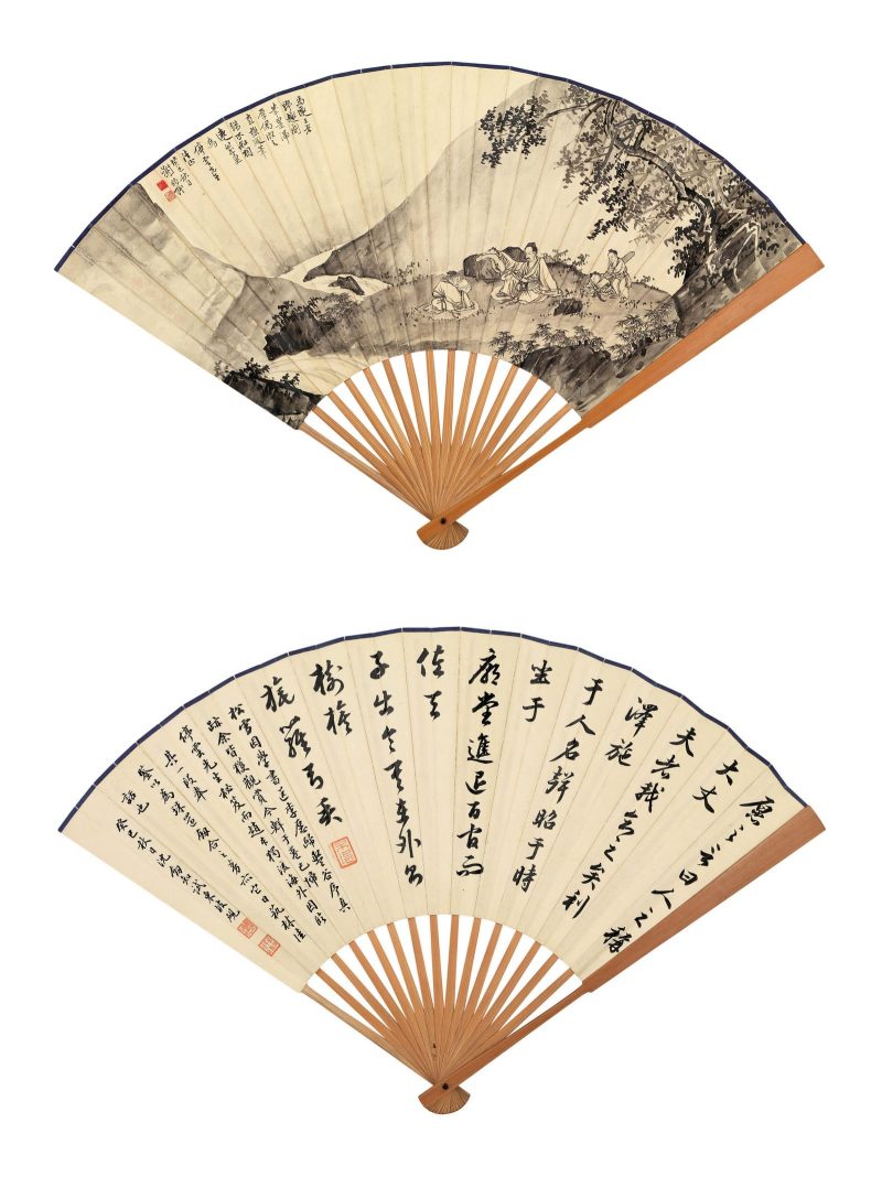 谢稚柳 扇