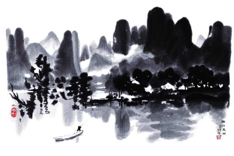 徐悲鸿 漓江春雨