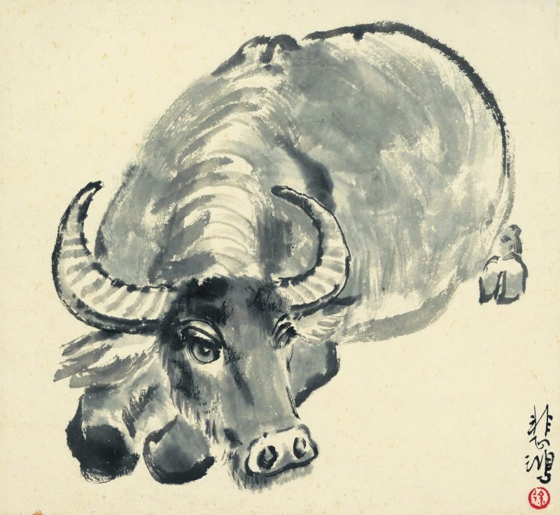 徐悲鸿 牛