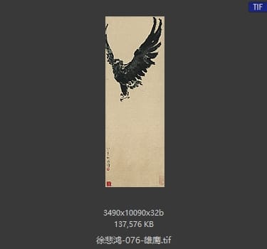 徐悲鸿 雄鹰
