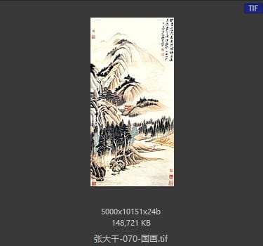 张大千 国画