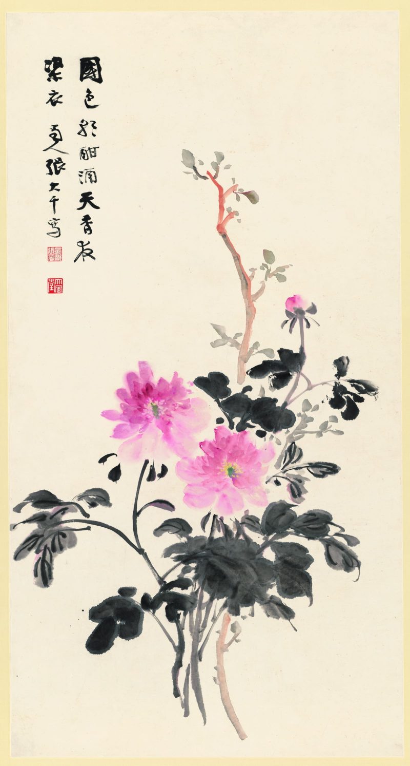 张大千 花卉
