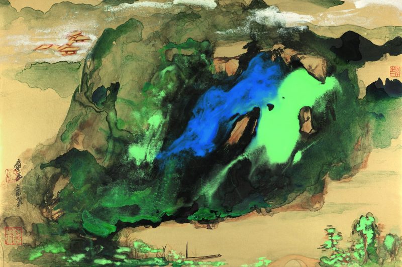张大千 夏山图