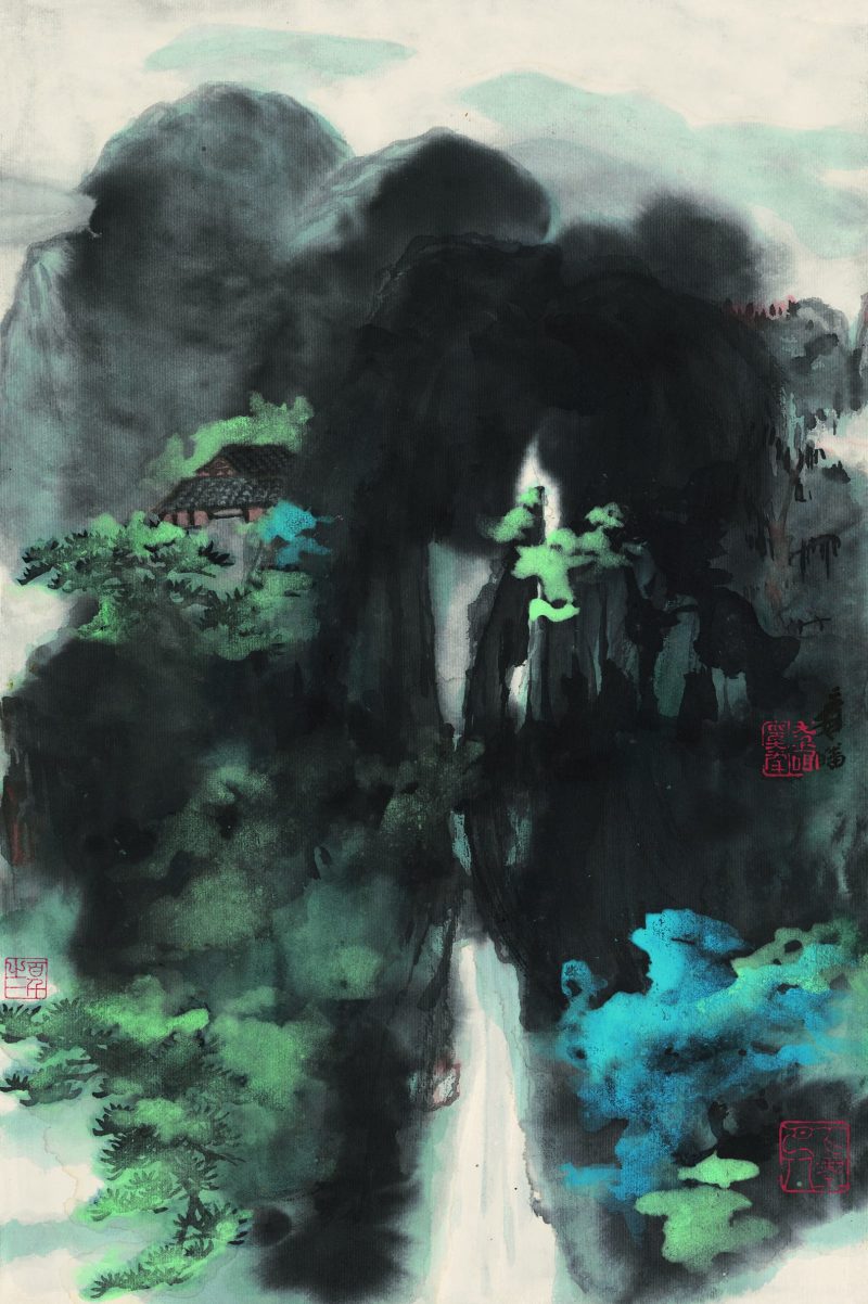 张大千 云山图
