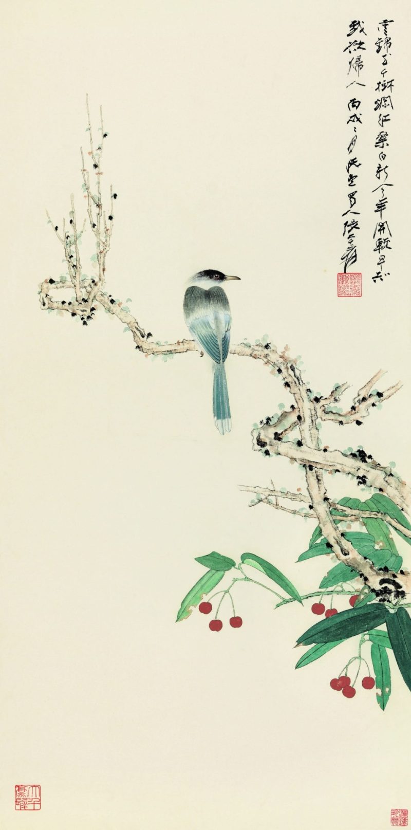 张大千 眉寿图