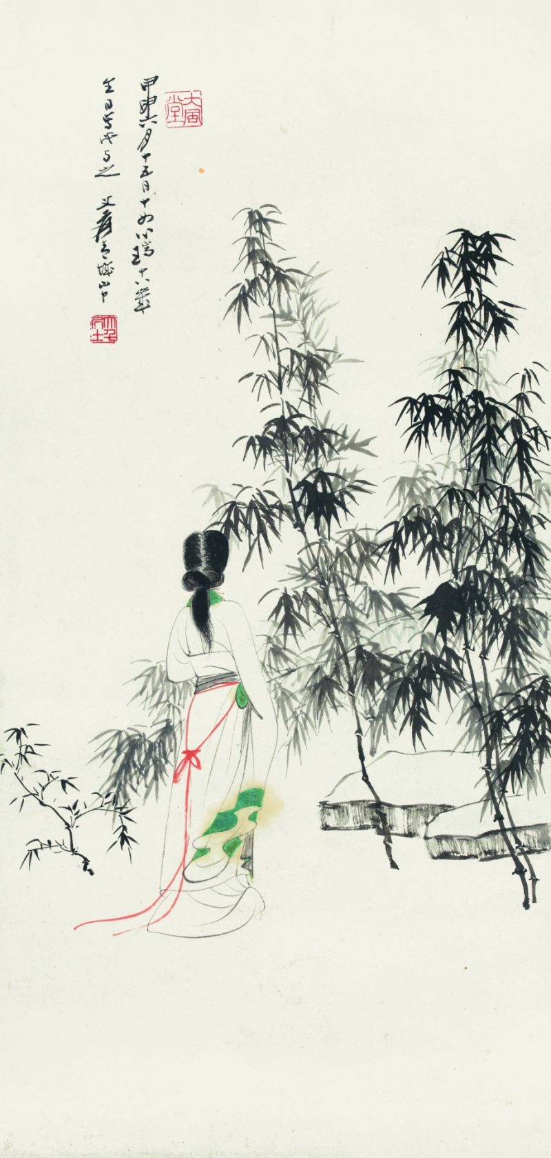 张大千 倩影