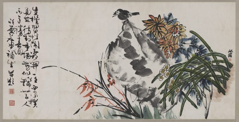 朱屺瞻 花