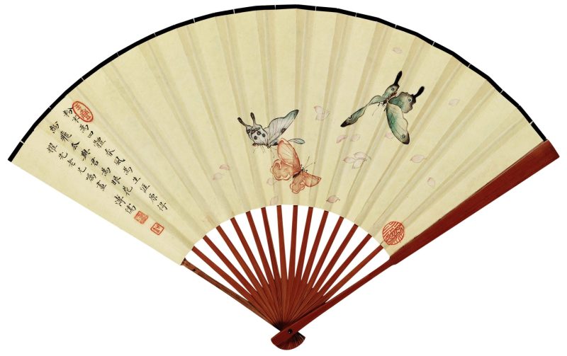 溥儒 花蝶舞