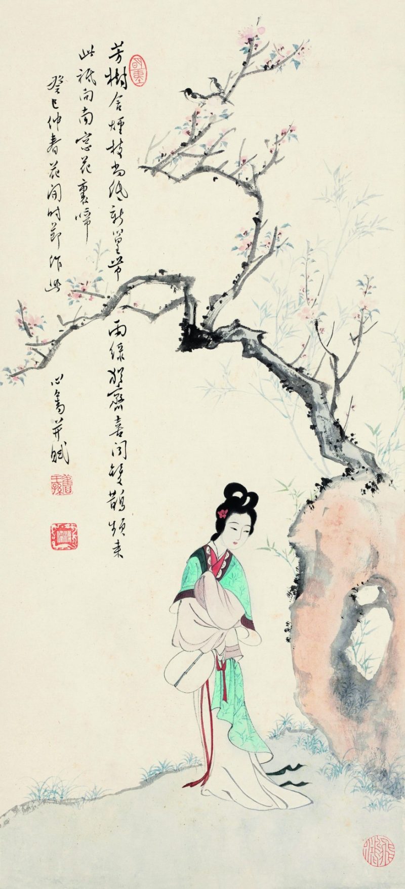 溥儒 仕女图