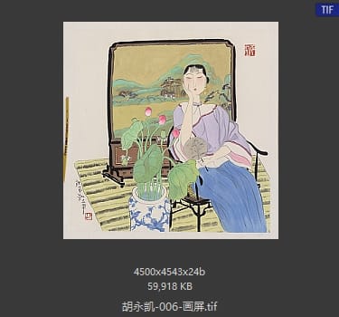 胡永凯 画屏