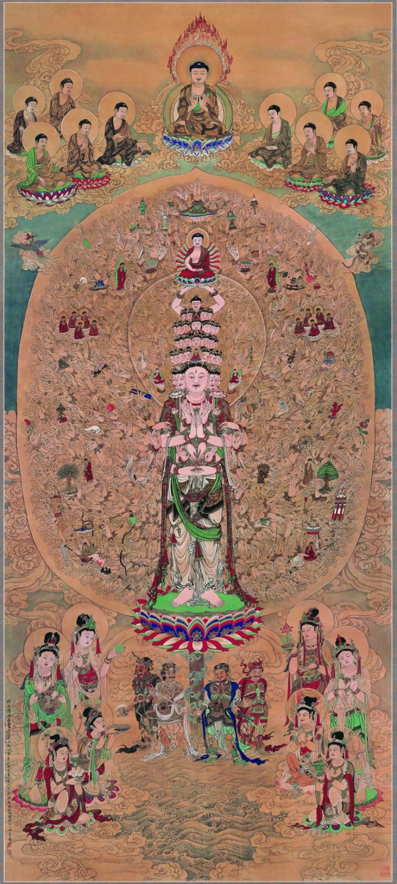 江逸子 千手观音菩萨