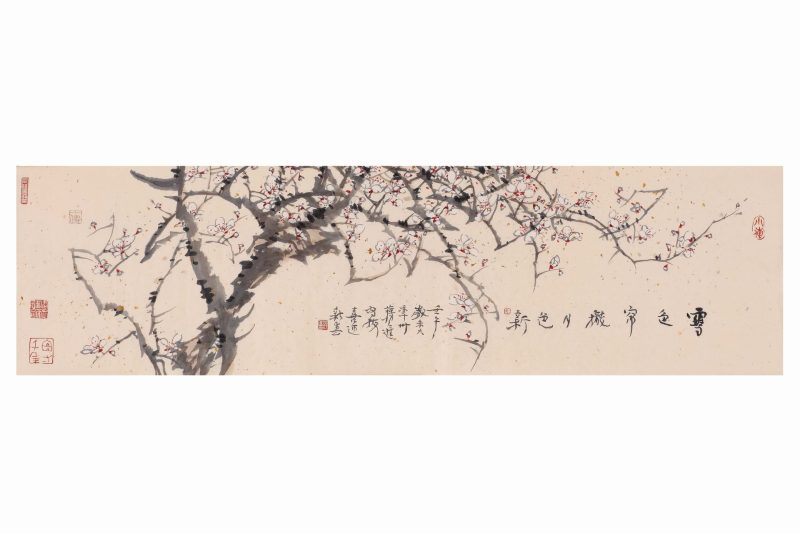 蒋进 雪色帘拢月色新