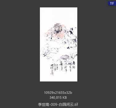 李世南 白园闲云