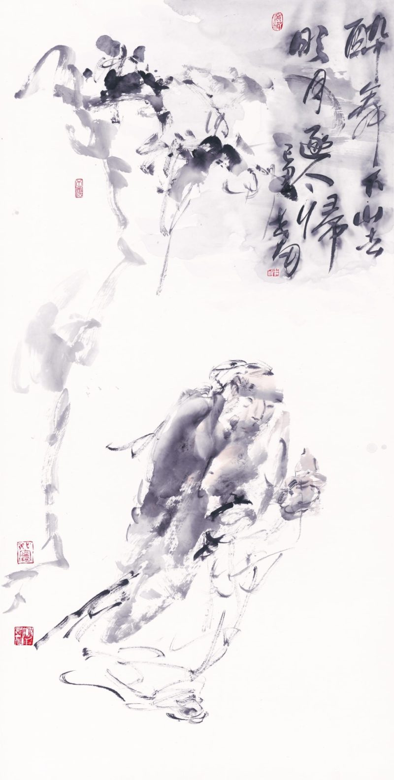 李世南 醉归图