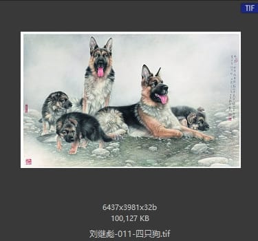刘继彪 四只狗