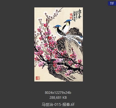 马世治 报春