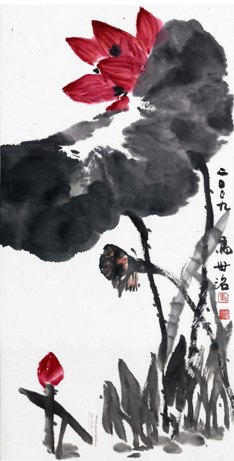 马世治 荷