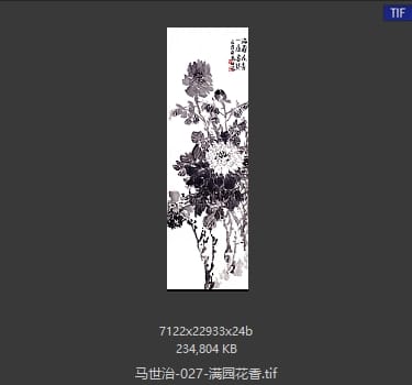 马世治 满园花香