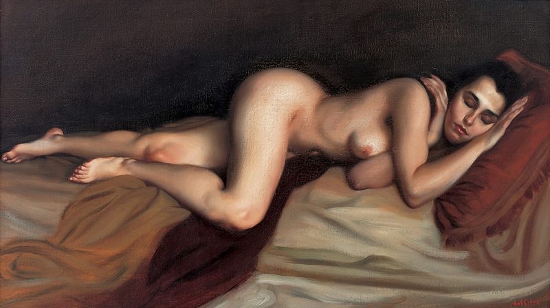 睡