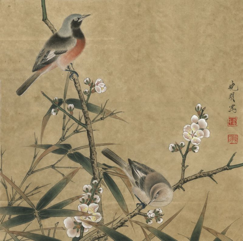 临宋梅竹双雀