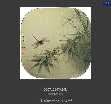 李晓明 蜻蜓翠竹