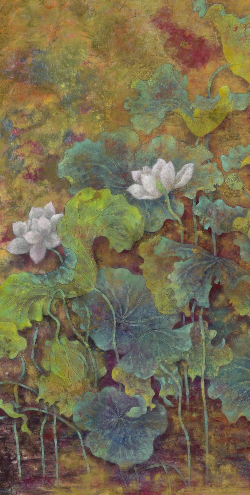 荷花八条屏-04
