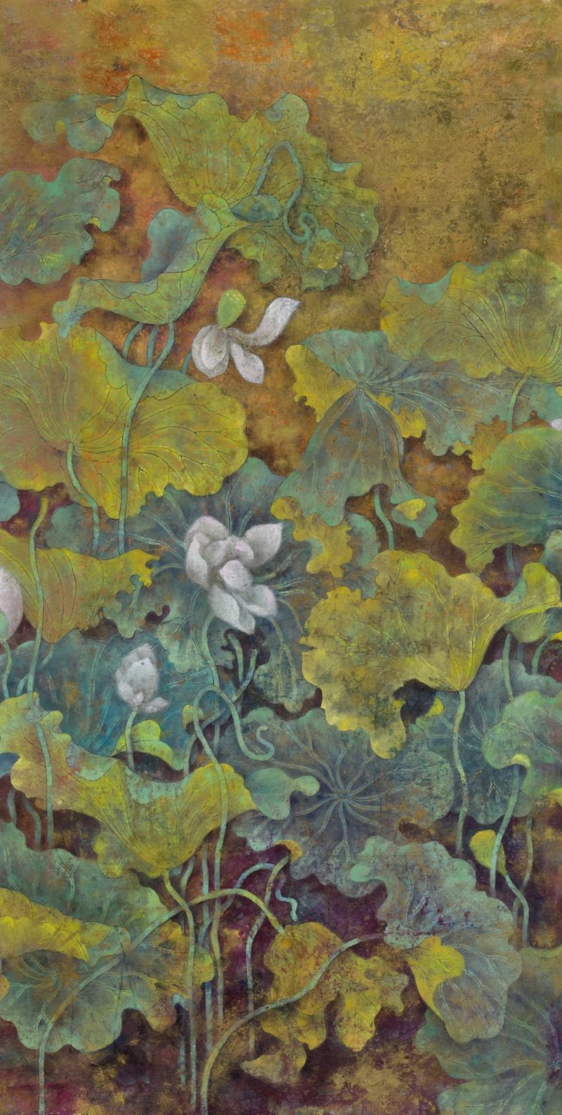 荷花八条屏-06