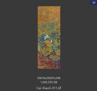 蔡小丽 荷花六条屏-03