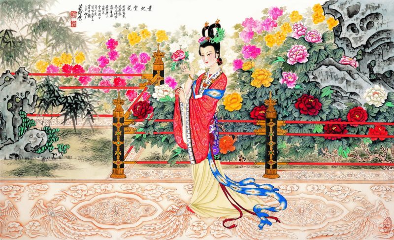贵妃赏花