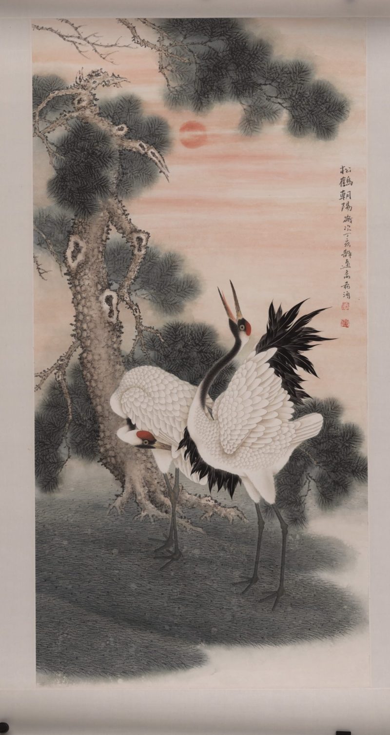 松鹤朝阳