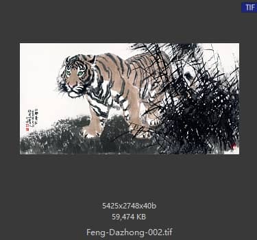 冯大中 山野苍茫