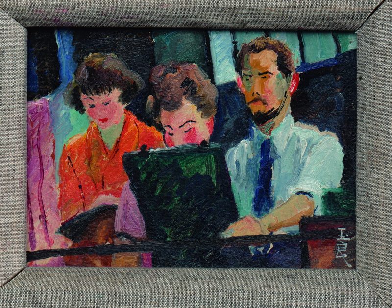 画室中的同学